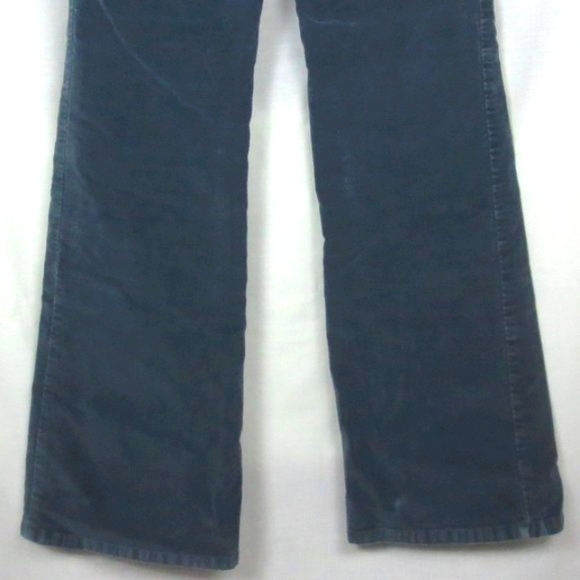 Banana Republic Jeans Ryan Fit Dark Teal Comfy Cotton Mid Rise Stretch Size 8 - Picture 7 of 12